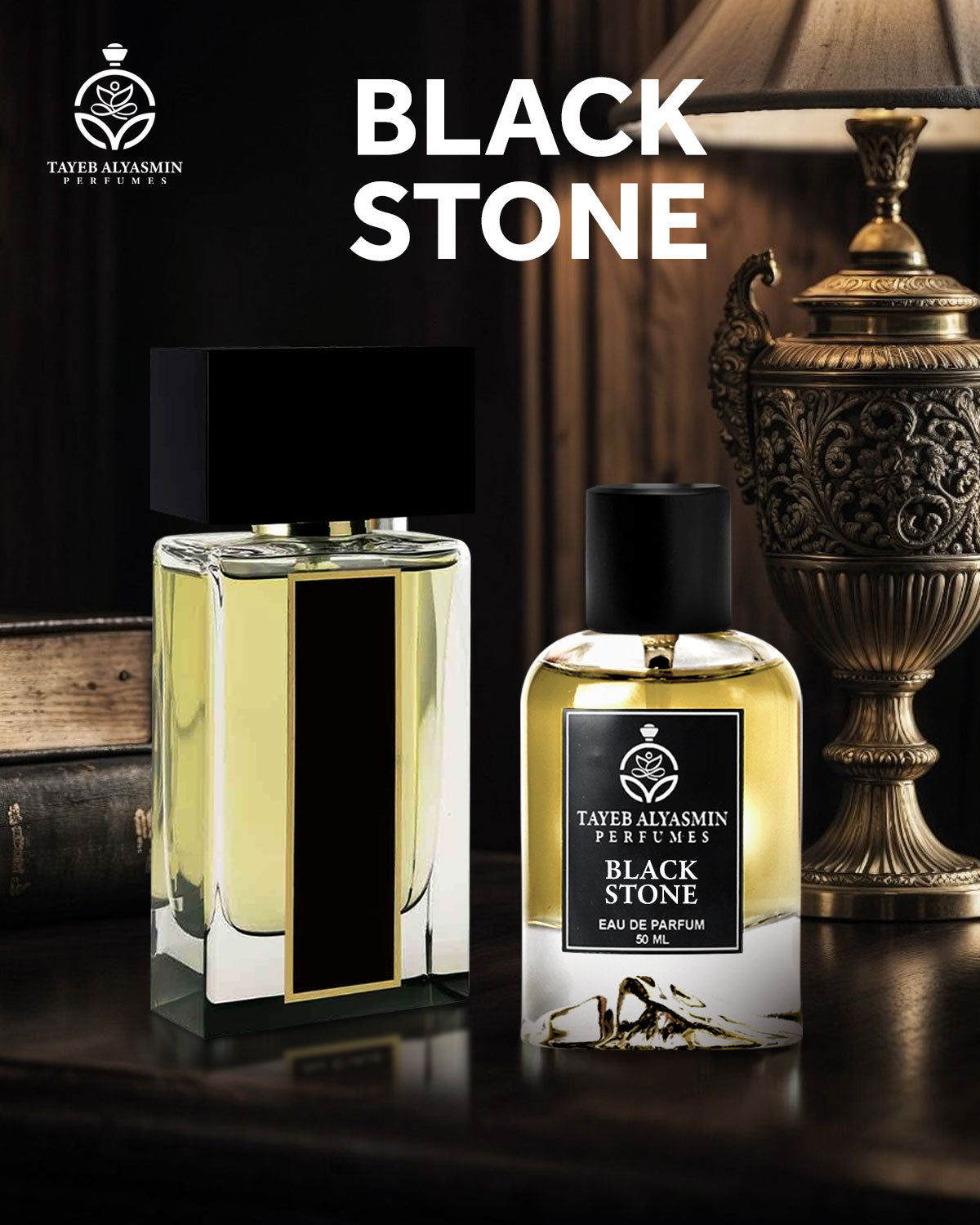 Black Stone Perfume عطر بلاك ستون مستوحى للجنسين بثبات عالي وفوحان قوي